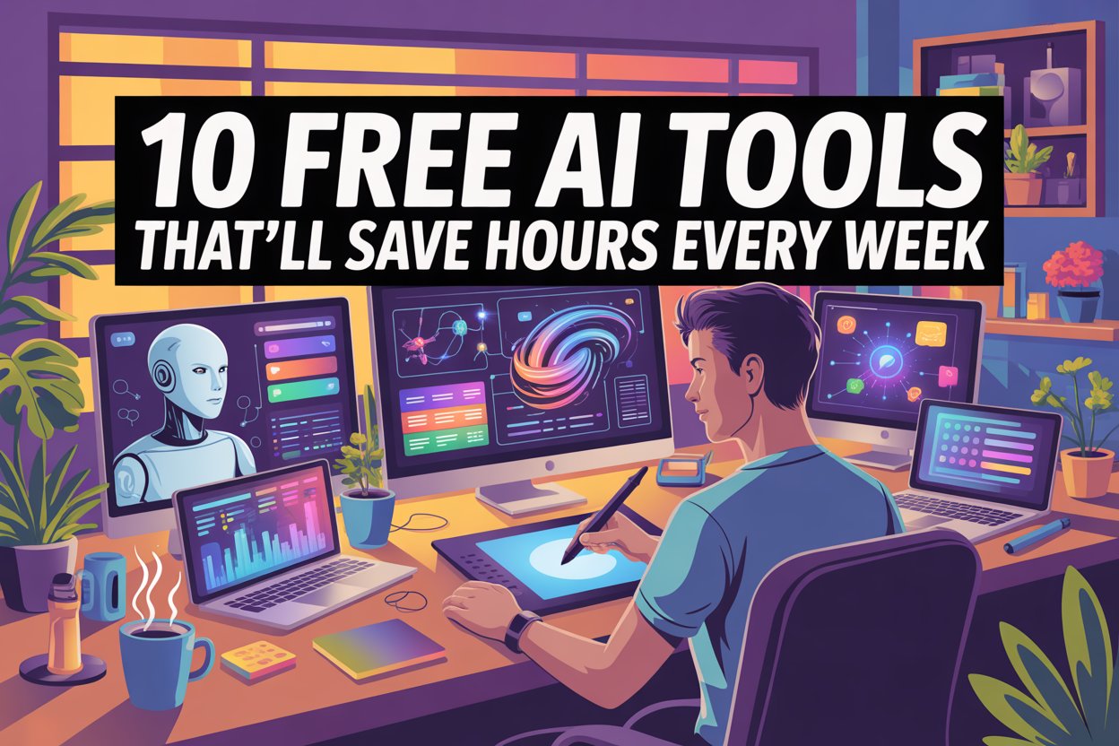 10 Free AI Tools That Save You Hours Every Week