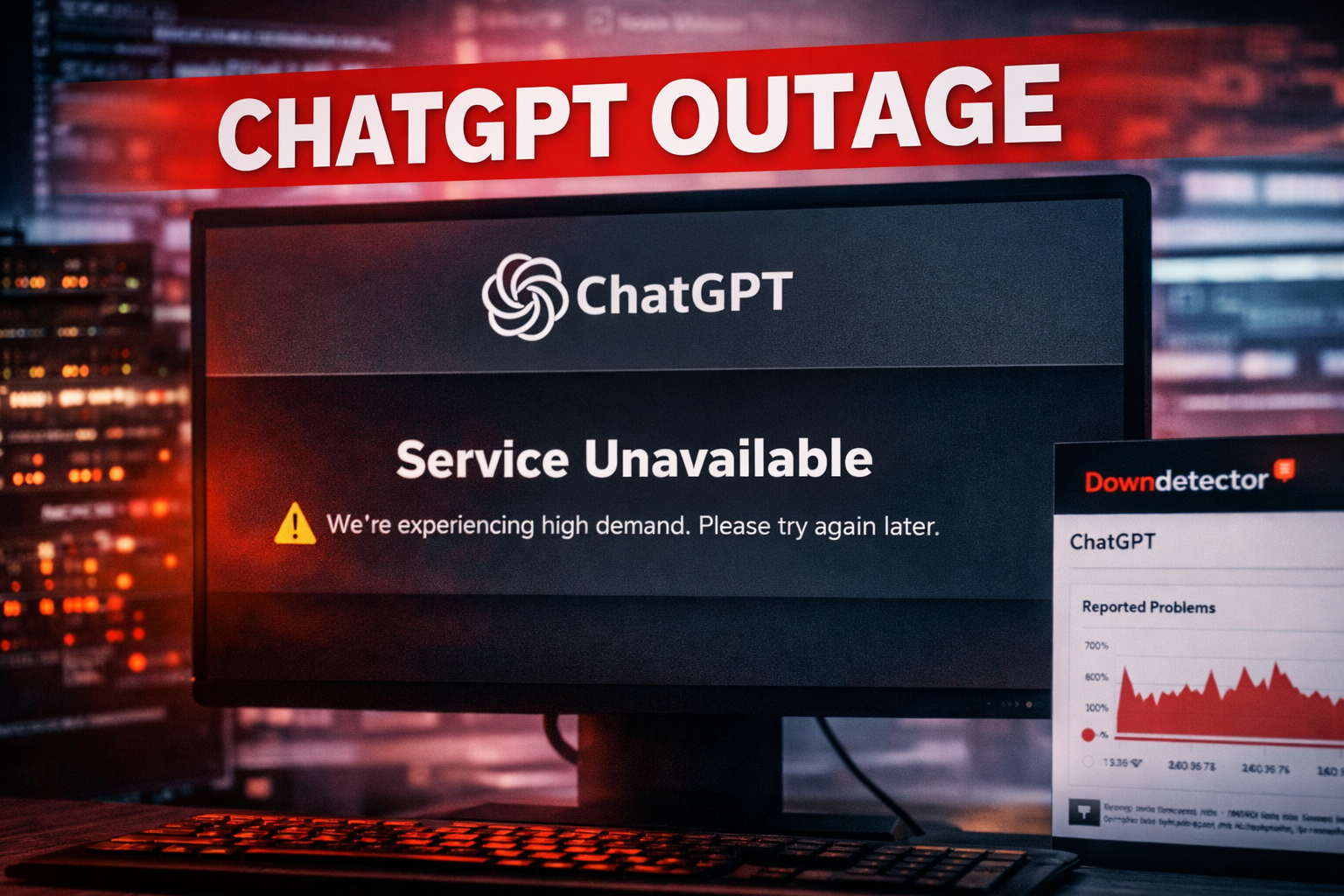 ChatGPT Down for Many Users in Major OpenAI Outage